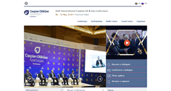 Desktop Screenshot of oilgasconference.az